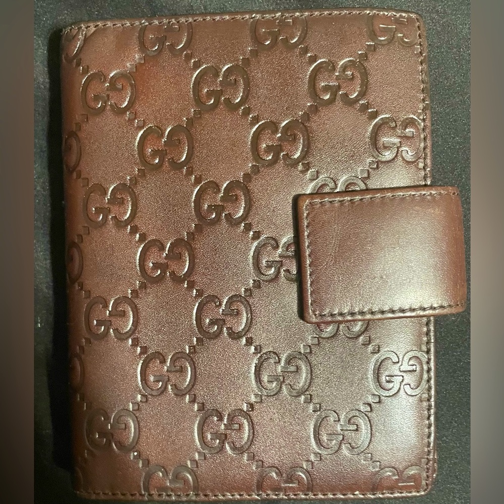 Gucci guccisima agenda notebook/wallet